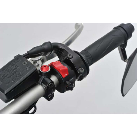 BOUCHON RETROVISEUR ORIGINE M10-P1.25 RHS ROUGE