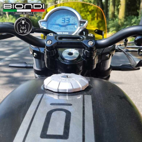 BULLE CAFFE  TRANSPARENT GUZZI JAUNE BIONDI