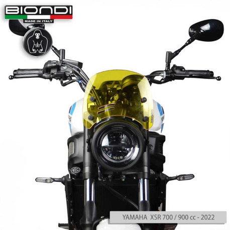 BULLE CAFFE  TRANSPARENT GUZZI  JAUNE BIONDI