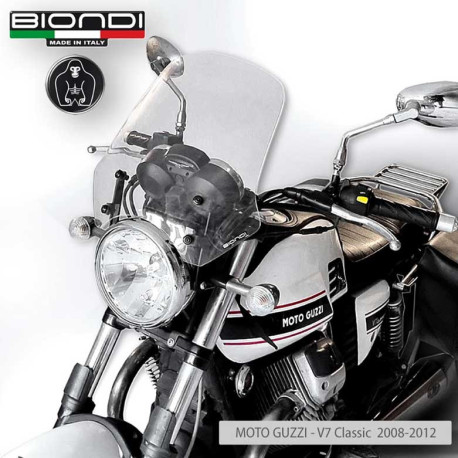 BULLE TOURING  TRANSPARENT GUZZI BIONDI