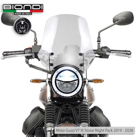 BULLE TOURING  TRANSPARENT GUZZI BIONDI