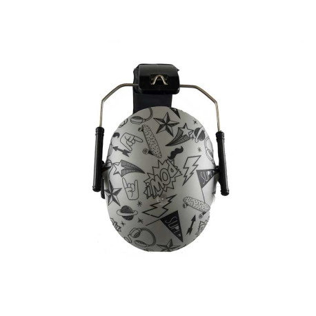 CASQUE BABYBANZ ANTI BRUIT POUR ENFANTS A PARTIR DE 2 ANS. COULEUR GRAFFITI