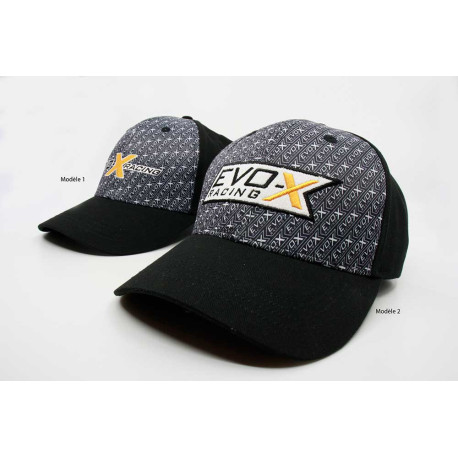 CASQUETTE EVO X LOGO NOIR SANS FOND