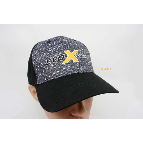 CASQUETTE EVO X LOGO NOIR SANS FOND