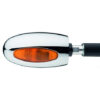 CLIGNOTANT AVANT EMBOUT GUIDON BL1000 ORANGE CHROME-POLI UNITE