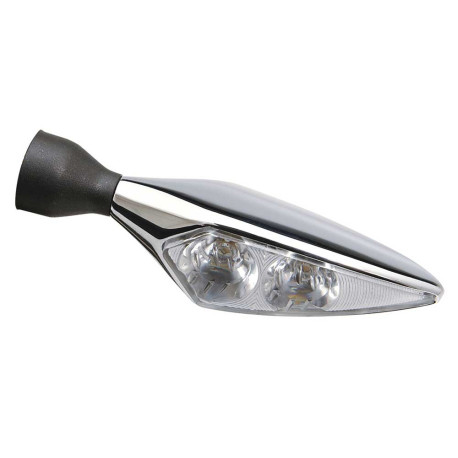 CLIGNOTANT ET FEU ARRIERE ET FEU STOP LED MICRO RHOMBUS PL CHROME UNITE ARD