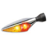 CLIGNOTANT ET FEU ARRIERE ET FEU STOP LED MICRO RHOMBUS PL CHROME UNITE ARG