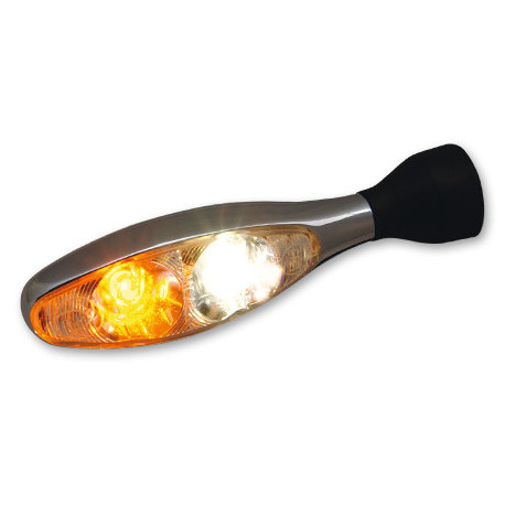 CLIGNOTANT LED 2 EN 1 MICRO 1000 PL CHROME