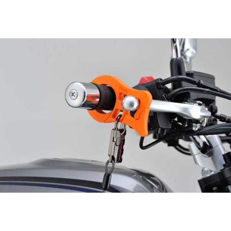 COLLIER DE LEVIER DE FREINB ORANGE