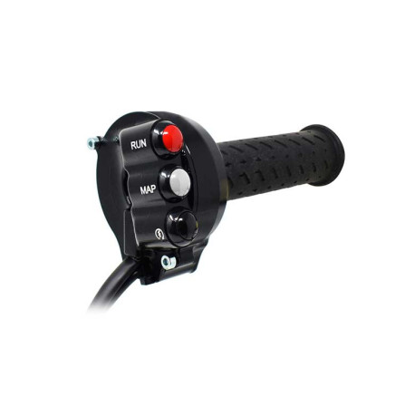 Commande de gaz commodo droit piste intégré Jet Prime RS660 gravé