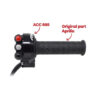 Commande de gaz commodo droit piste intégré Jet Prime RS660 gravé