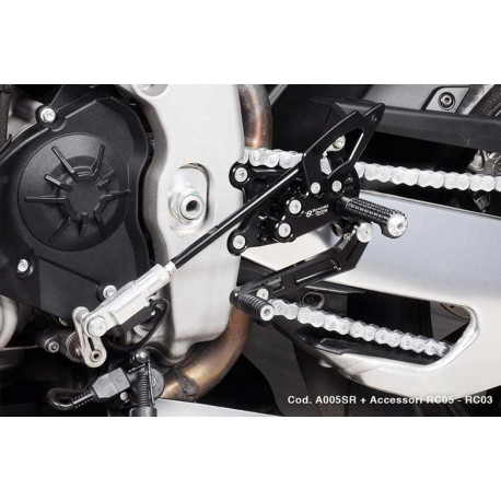 Commande reculées BONAMICI aluminium APRILIA RSV4