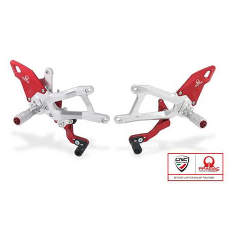 COMMANDES RECULEES CNC RACING PANIGALE V4 2025+ PRAMAC RACING