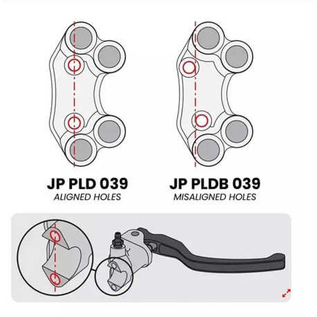 COMMODO DROIT ROUTE JET PRIME TRIUMPH STREET TRIPLE 765 (MAÎTRE-CYLINDRE BREMBO)