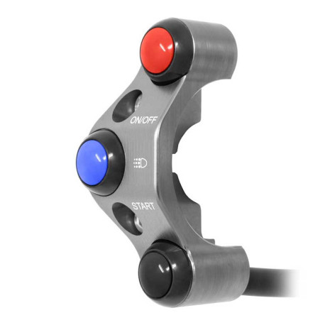 COMMODO RACING DROIT POUR TIRAGE RAPIDE JET PRIME (Ducati) TITANE