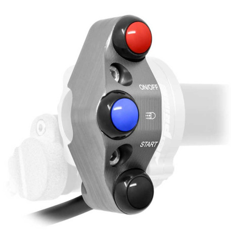 COMMODO RACING DROIT POUR TIRAGE RAPIDE JET PRIME (Ducati) TITANE