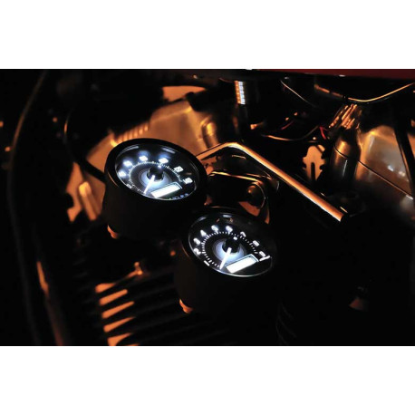 Compteur Daytona Velona 60mm 140 kmh avec témoins