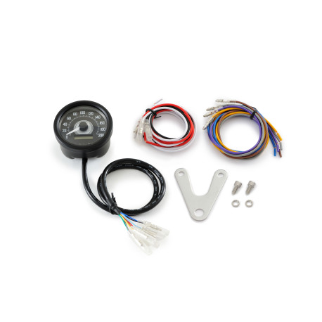 Compteur Daytona Velona 60mm 200 kmh avec témoins