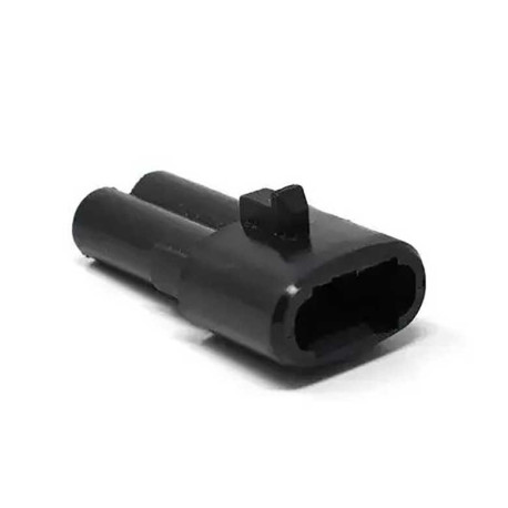 CONNECTEUR MÂLE À 2 VOIES POUR COMMODO DE GUIDON JETPRIME