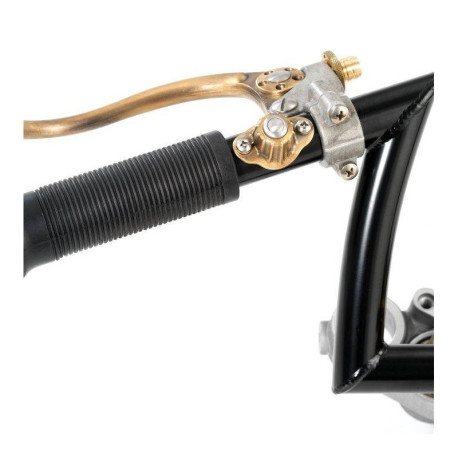 CONTACTEUR VINTAGE SIMPLE COMMANDE EN LAITON BRUT