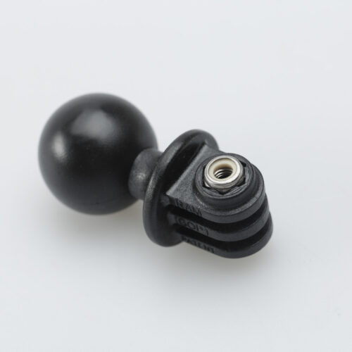 Boule universelle avec adaptateur pour GoPro Noir.