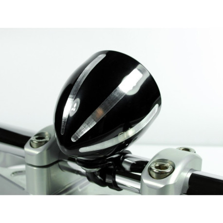 CUVELAGE GROOVE CUP DIA 22 MM NOIR/POLI