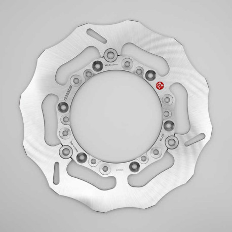 DISQUE DE FREIN ARRIERE OFFROAD COMPETITION S3 BATFLY BRAKING