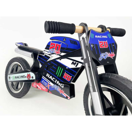 DRAISIENNE BOIS NOIR + KIT DECO QUARTARARO