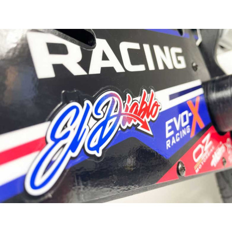 DRAISIENNE BOIS NOIR + KIT DECO QUARTARARO