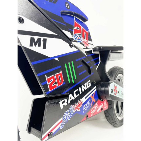 DRAISIENNE BOIS NOIR + KIT DECO QUARTARARO