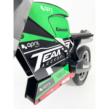 DRAISIENNE BOIS NOIR + KIT DECO TEAM 33 KAWASAKI