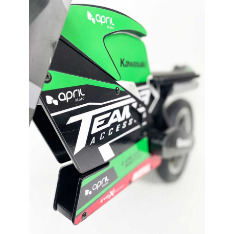 DRAISIENNE BOIS NOIR + KIT DECO TEAM 33 KAWASAKI