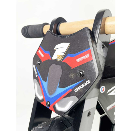 DRAISIENNE BOIS NOIR + KIT DECO TEAM TECMAS