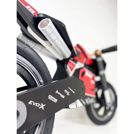 DRAISIENNE BOIS NOIR + KIT DECO TEAM18 SAPEURS POMPIERS