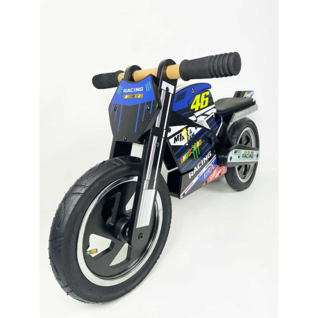 Draisiennes en bois noir avec Kit déco Valentino Rossi 46