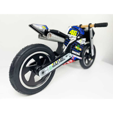 Draisiennes en bois noir avec Kit déco Valentino Rossi 46