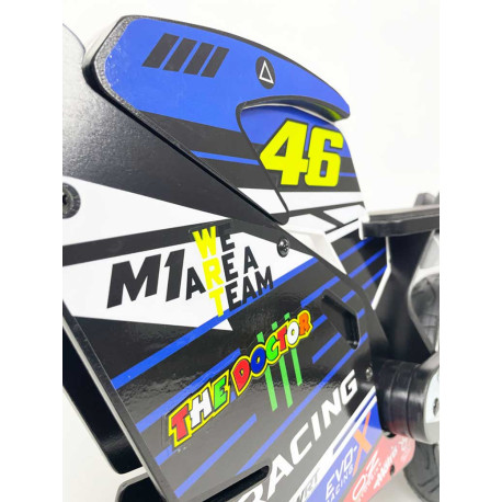 Draisiennes en bois noir avec Kit déco Valentino Rossi 46