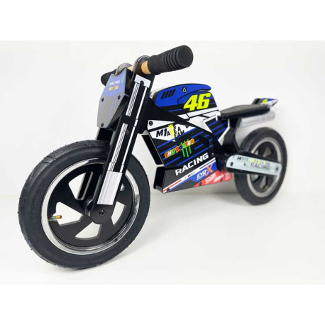 Draisiennes en bois noir avec Kit déco Valentino Rossi 46