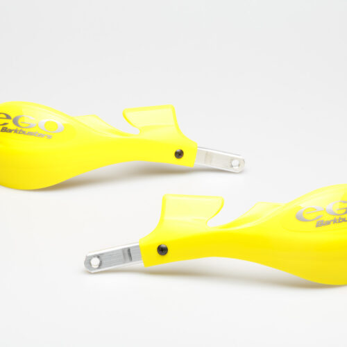 Protège-mains EGO avec coques Jaune. Sans kit de fixation.