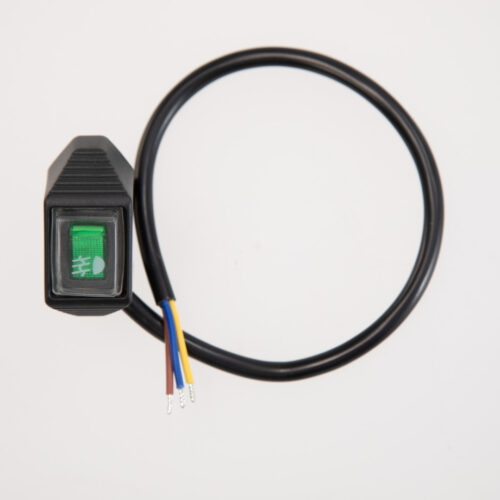 Interrupteur feux anti-brouillard pour guidon Pour feux anti-brouillard. Éclairage vert.