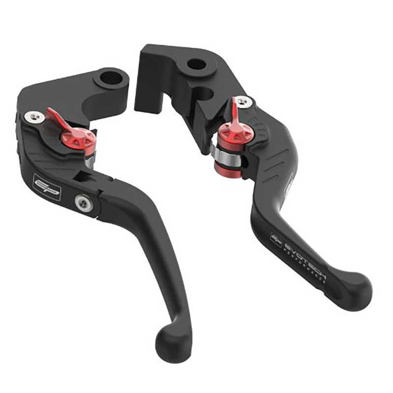 ENSEMBLE DE LEVIERS D'EMBRAYAGE ET DE FREIN COURT RABATTABLES EVOTECH EVO - HOND
