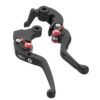 ENSEMBLE DE LEVIERS D'EMBRAYAGE PLIABLES ET DE FREIN COURTS EVOTECH EVO - YAMAHA
