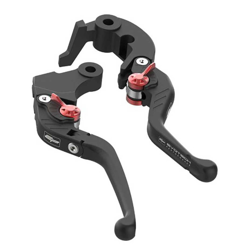 ENSEMBLE DE LEVIERS D'EMBRAYAGE PLIABLES ET DE FREIN COURTS EVOTECH EVO - YAMAHA