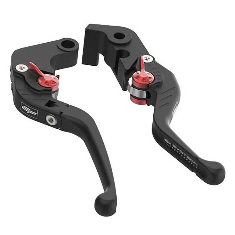 Ensemble de leviers d'embrayage repliables et de frein court Evotech Evo - Honda