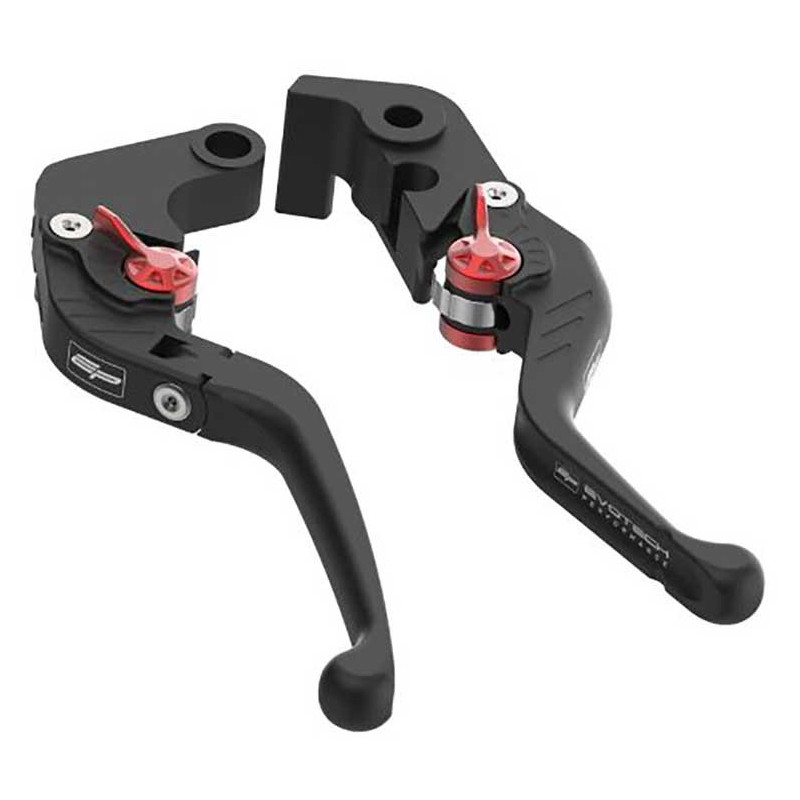 Ensemble de leviers d'embrayage repliables Evo et de frein court Evotech - Honda