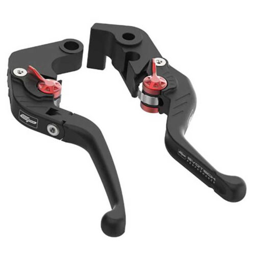 Ensemble de leviers d'embrayage repliables Evo et de frein court Evotech - Honda