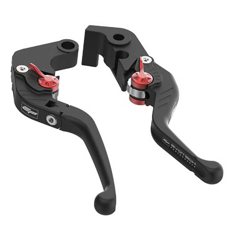 Ensemble de leviers d'embrayage repliables Evo et de frein court Evotech - Honda