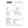 ETRIER ISR AR DROIT 2 PISTONS POUR DISQUE DE 220MM