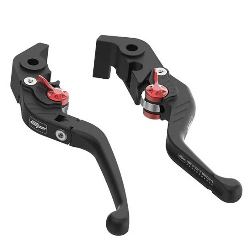 Evotech kit leviers de frein et embrayage courts repliables - Aprilia Tuono V4 1