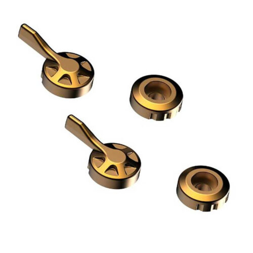 Evotech kit réglage levier frein et embayage or